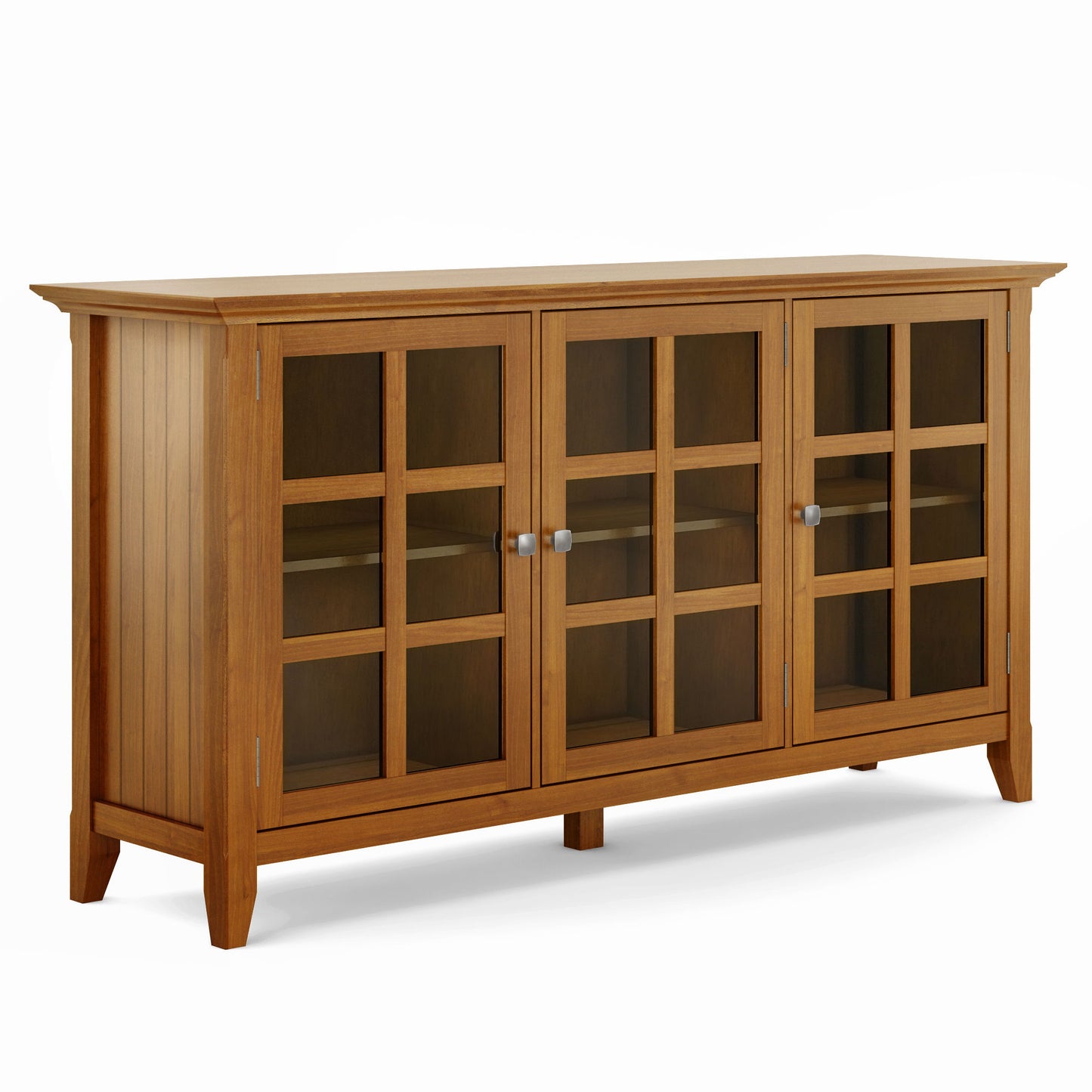 Acadian - Wide Storage Cabinet - Light Golden Brown
