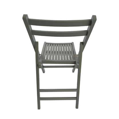 Folding Special Event Chairs, Foldable Style (Set of 4) - Gray