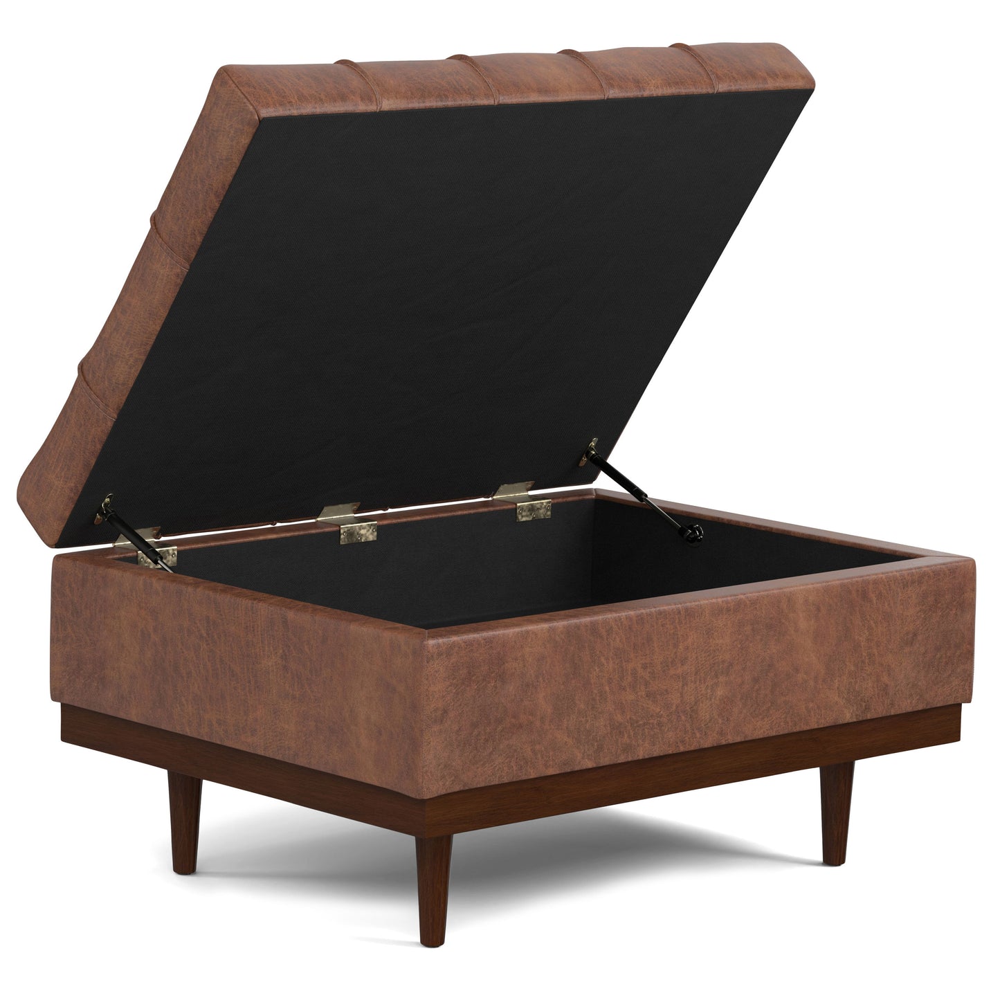 Mariah - Coffee Table Storage Ottoman - Brown
