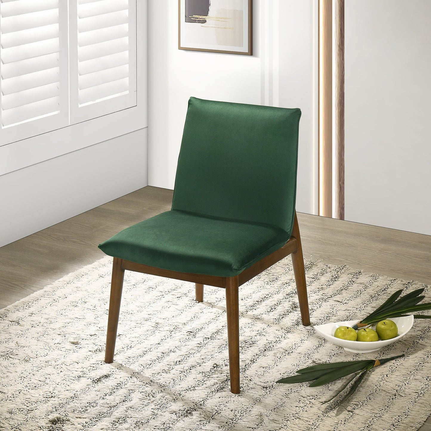 Monza - Dining Chair (Set of 2) - Dark Green