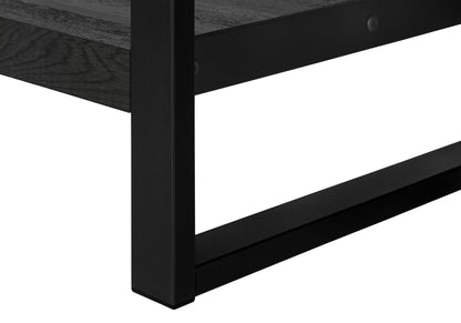 Accent Table, Side Industrial - Black