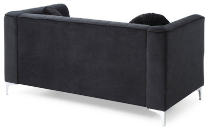 Delray - Loveseat - Black
