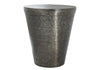 Drum Accent Side Table, Contemporary, Elegant Design - Silver