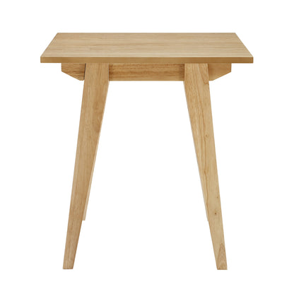Japandi - Minimal Solid Wood Side Table - English Oak