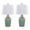 Rockwell - Contemporary Ceramic Table Lamp (Set of 2) - Sage / White