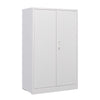 Metal Storage Cabinet With Locking Doors And Adjustable Shelf, Folding Filing Storage Cabinet, Folding Storage Locker Cabinet For Home Office, School, Garage - White