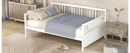Full Size Daybed With Support Legs - White