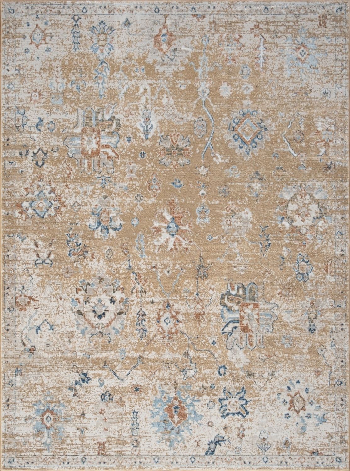 Noble - 7'10" X 10'3" Area Rug - Gold