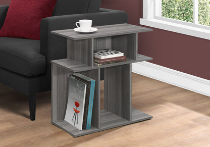 Accent Table, Side Contemporary - Gray
