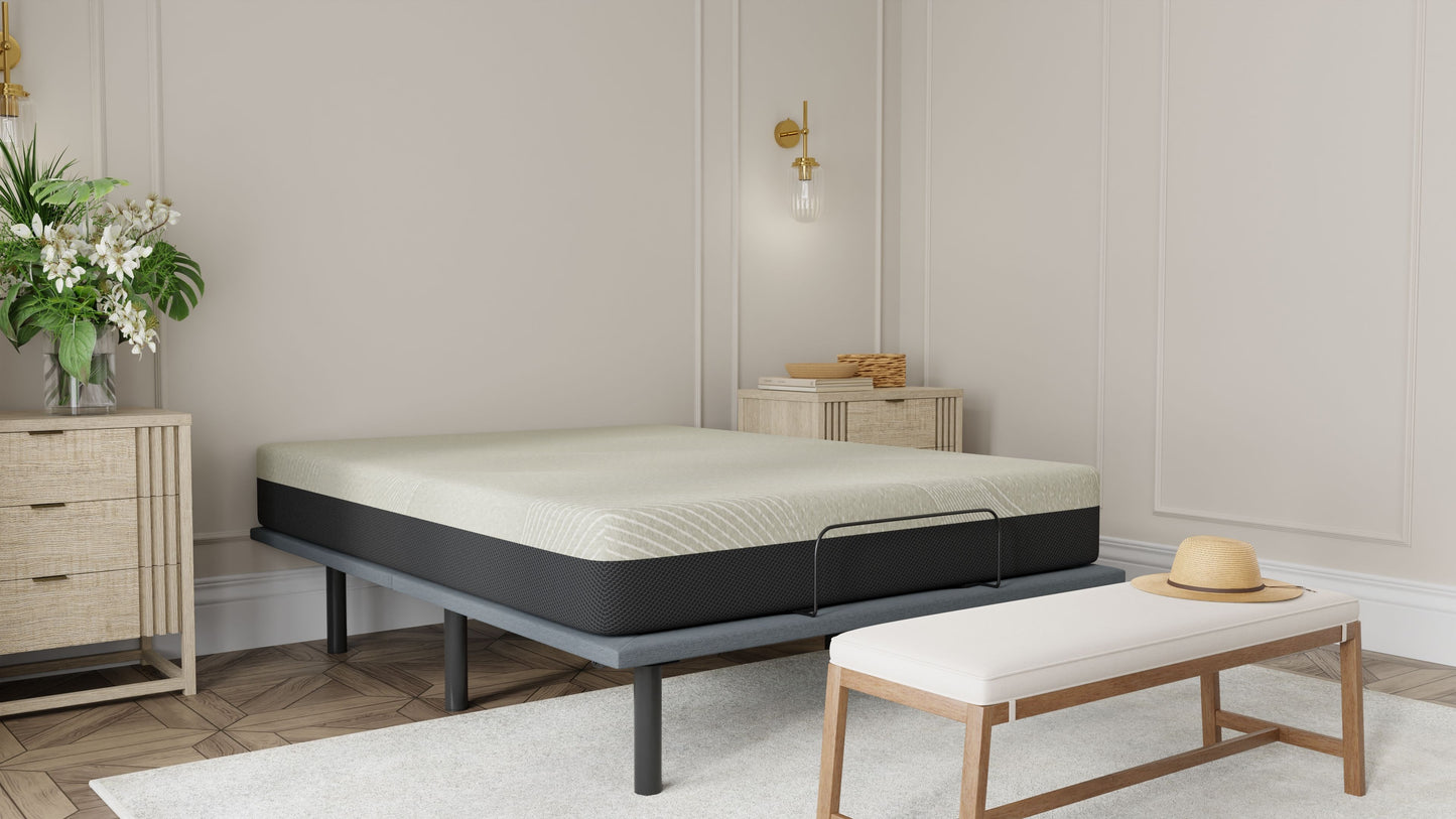 Gel Comfort - 8" Full Firm Mattress - Black / Gray