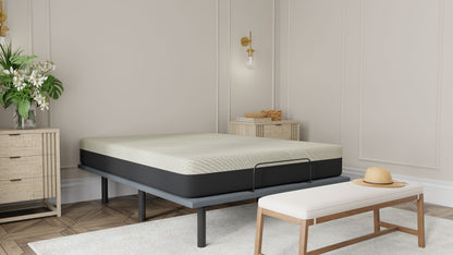 Gel Comfort - 8" Full Firm Mattress - Black / Gray