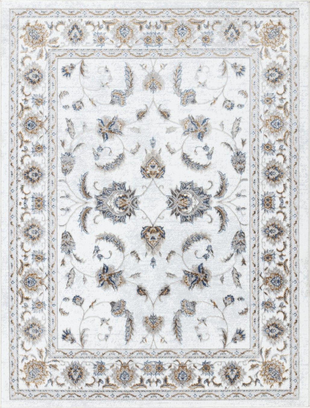 Legacy - 7'10" X 9'10" Polypropylene, Area Rug - Multi / White