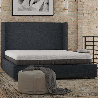 Pur Chill - 10" Twin Long Medium Firm Mattress With Phase Change Cooling Fabric - White / Gray