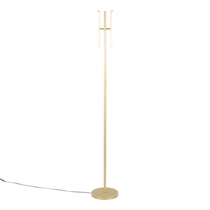 Icicle - Modern Swivel Floor Lamp - Gold