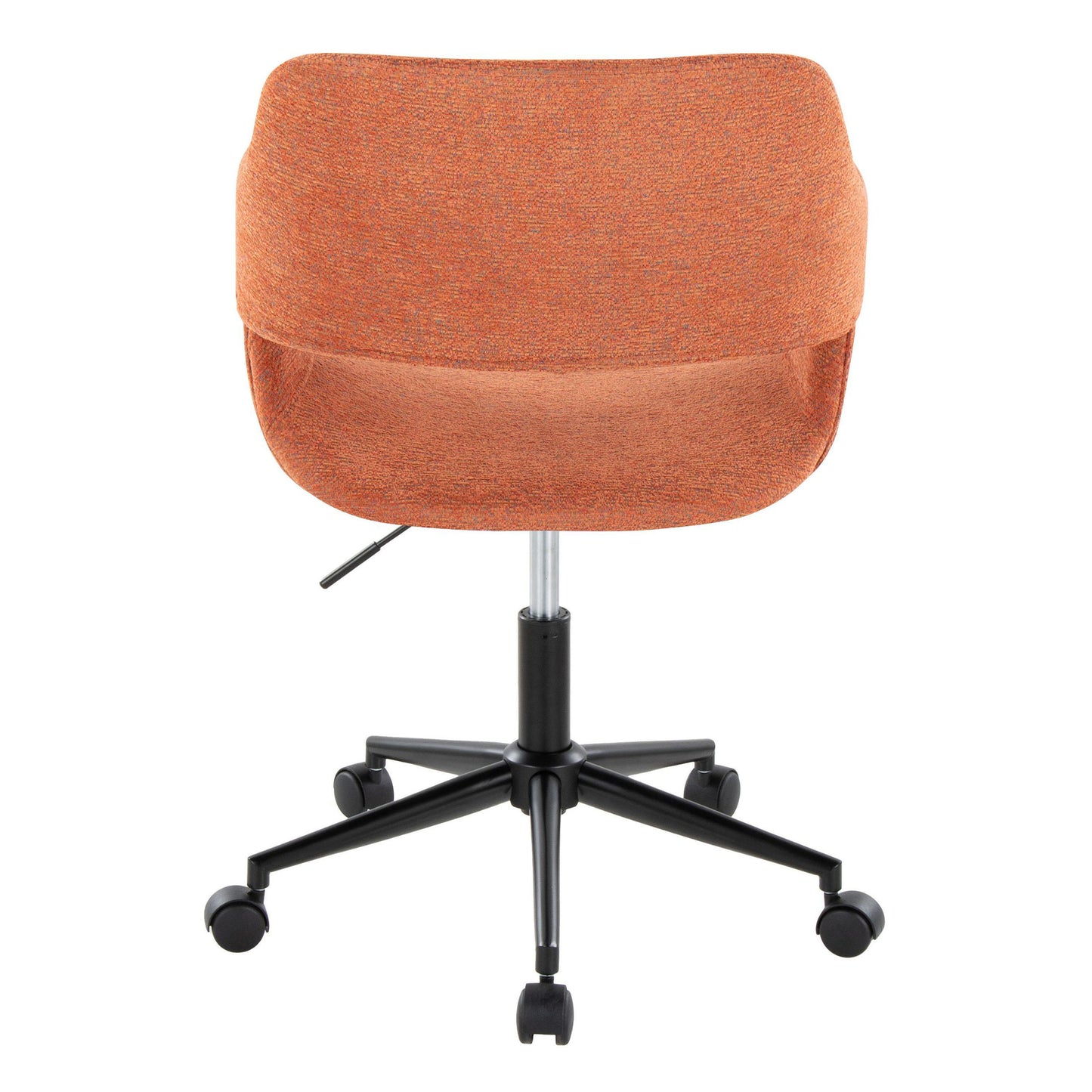 Margarite - Contemporary Task Chair - Black / Orange