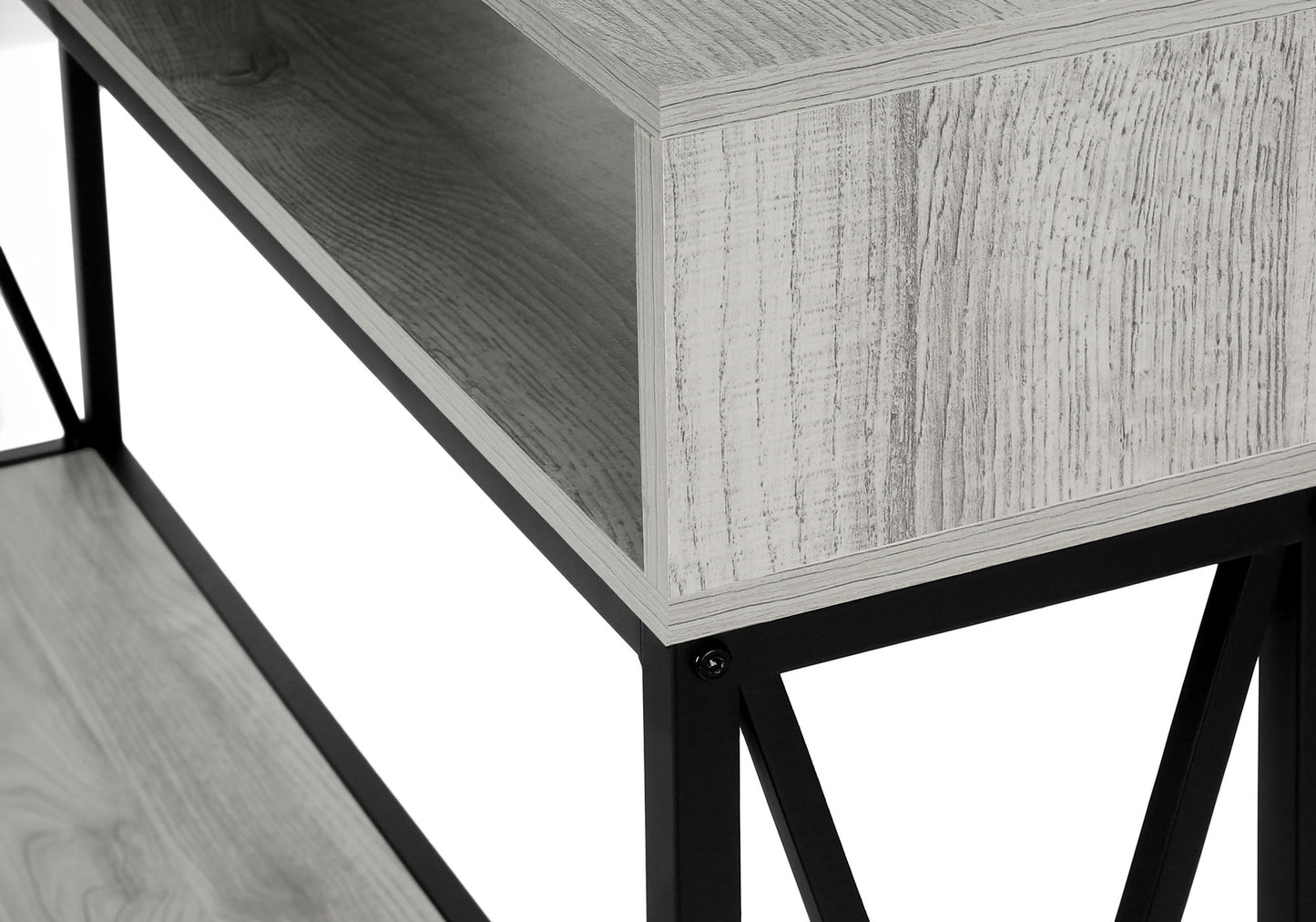 Accent Console Table For Entryway, Modern - Gray