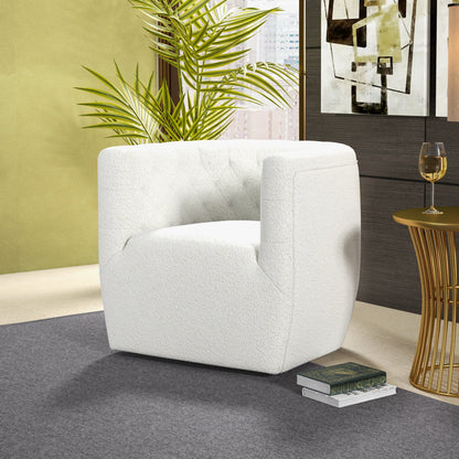 Delaney - Swivel Chair - Fabric - Beige