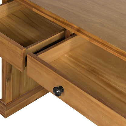 Desk Natural Wood - Brown