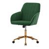 Adjustable Office Chair, Ergonomic Swivel Chair, Backrest Seat, Comfortable For Long Sitting - Green