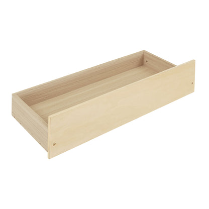 Twin Size House Bed With 2 Drawers - Natural