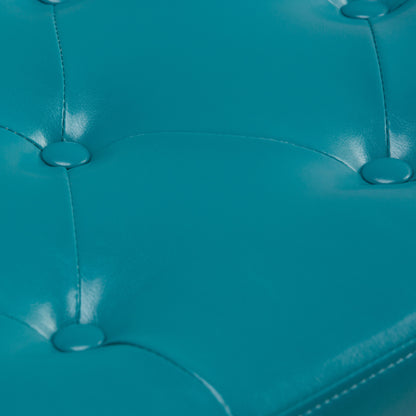 Hamilton - Storage Ottoman - Mediterranean Blue