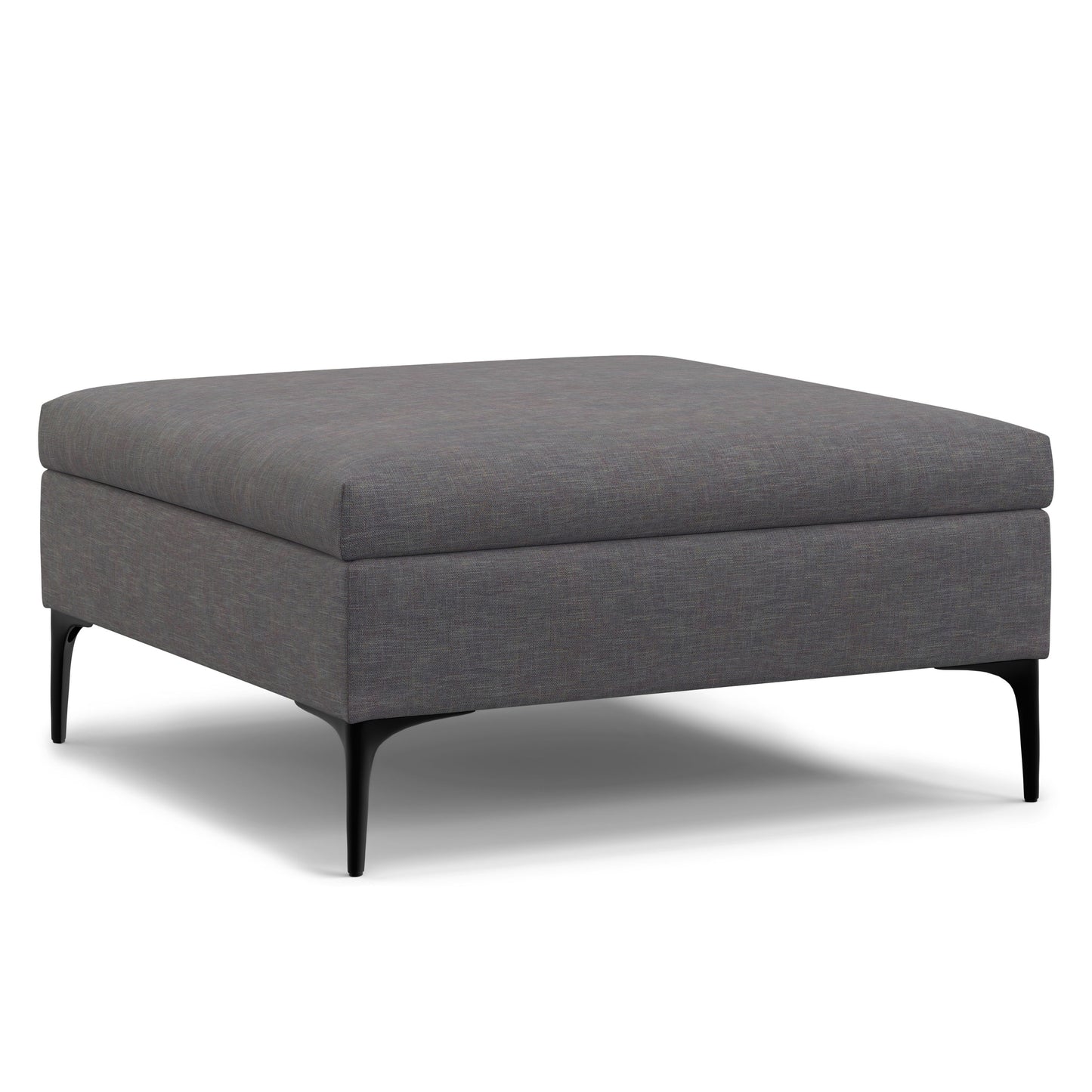 Rebecca - Multifunctional Coffee Table Storage Ottoman With Lift Up Lid - Gray