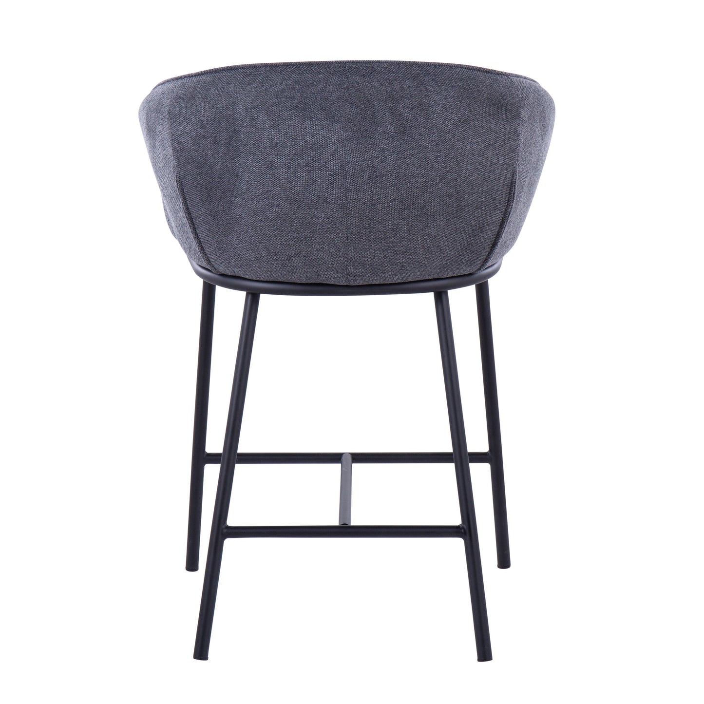 Ashland - Contemporary Counter Stool (Set of 2) - Black / Charcoal