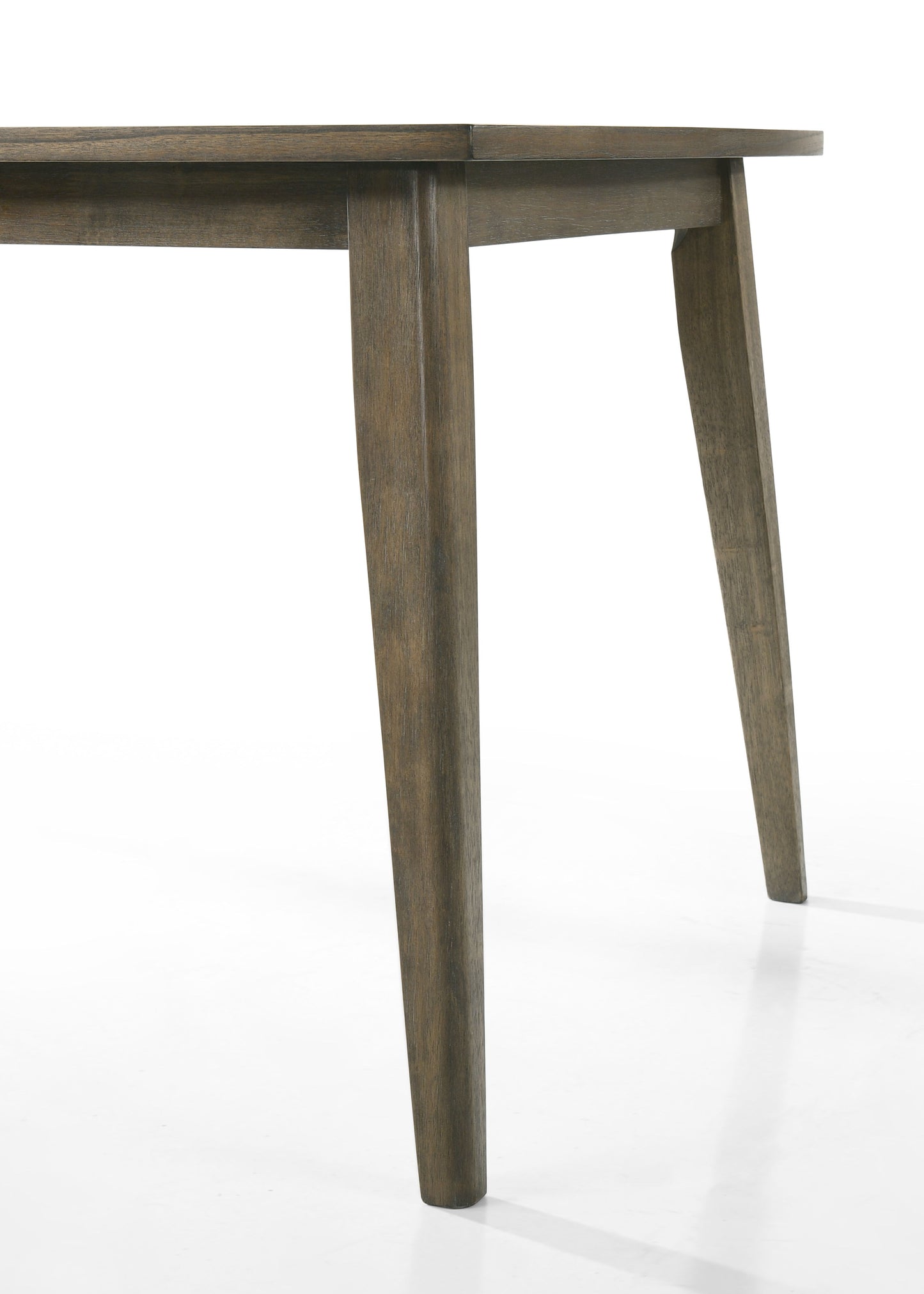Bistro - 9 Piece Dining Table With Extension Leaf And Off White Fabric Dining Chairs (Set of 9) - Vintage Walnut