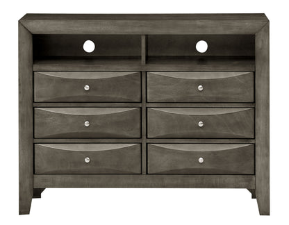 Marilla - Media Chest - Gray