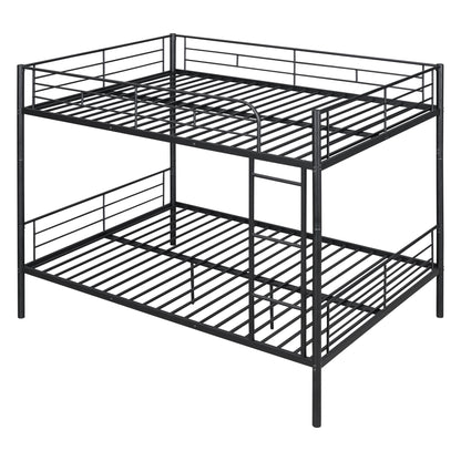 Full Over Full Metal Bunk Bed - Black