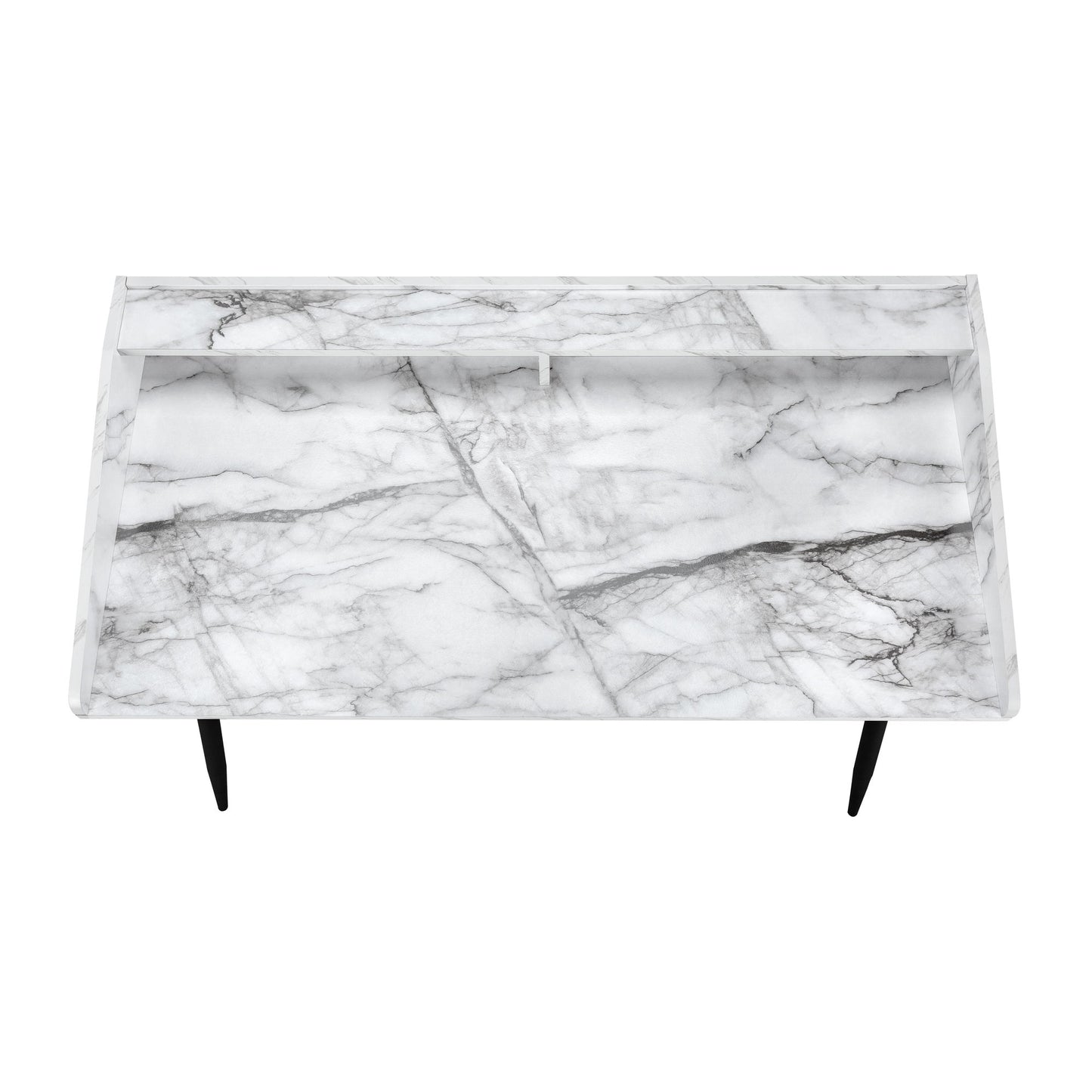 Computer Desk For Home Office, Laptop, Storage Shelves, Versatile Placement - White
