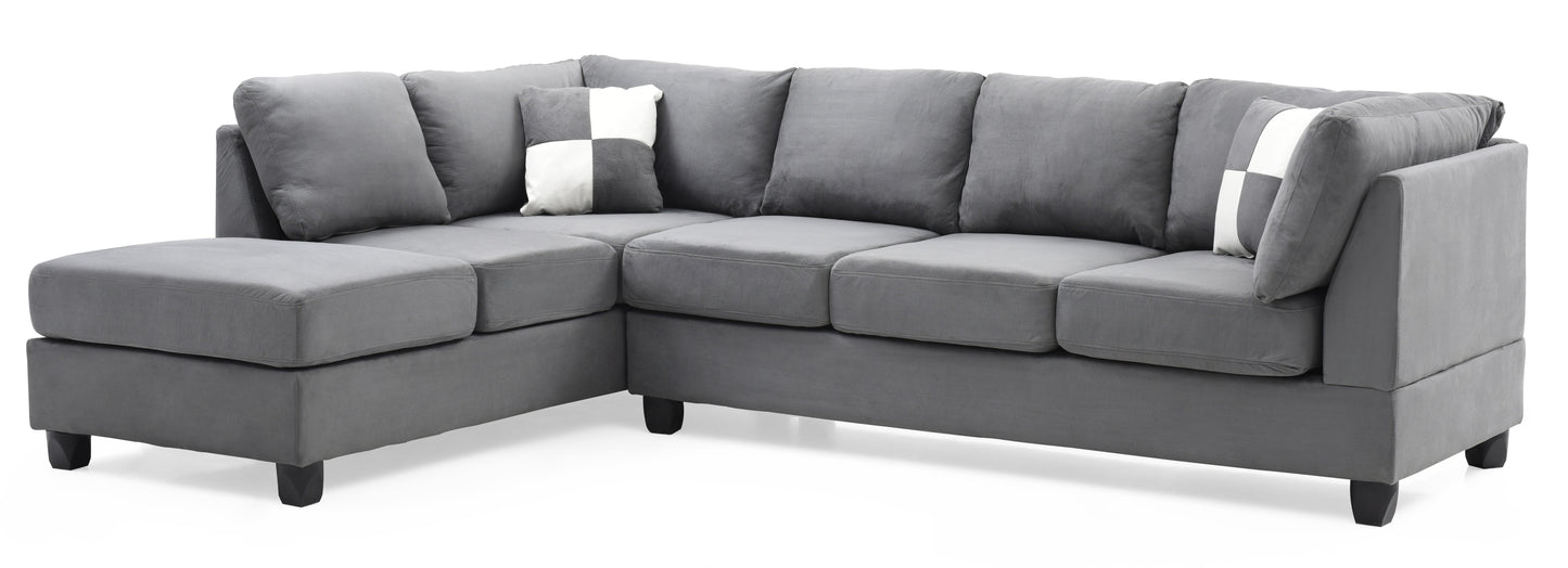 Malone - Versatile Sectional - Gray