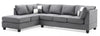Malone - Versatile Sectional - Gray