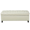 Juliana - Storage Ottoman With Hidden Compartment - Ivory