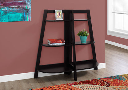 Bookshelf, Bookcase, Etagere, 3 Tier, For Office, Contemporary & Modern - Espresso