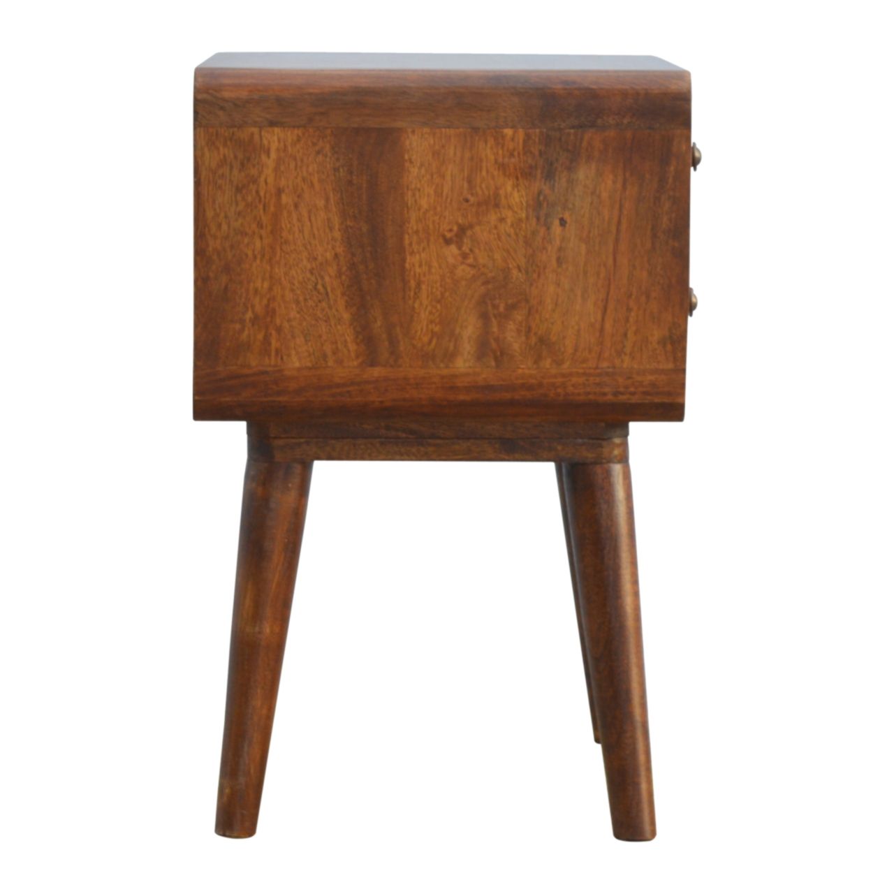 Curved Nightstand - Chestnut