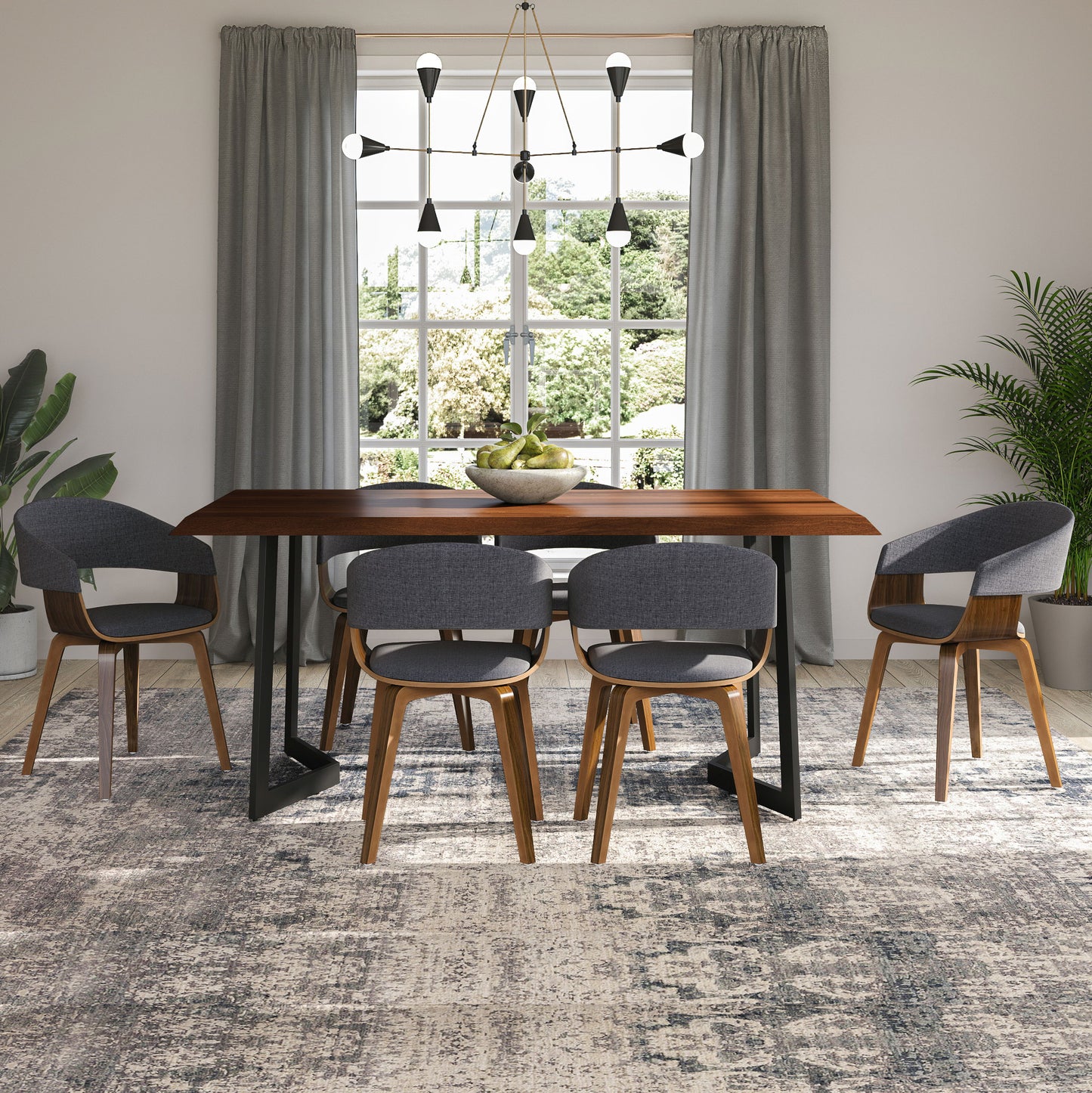 Watkins - Dining Table - Dark Brown