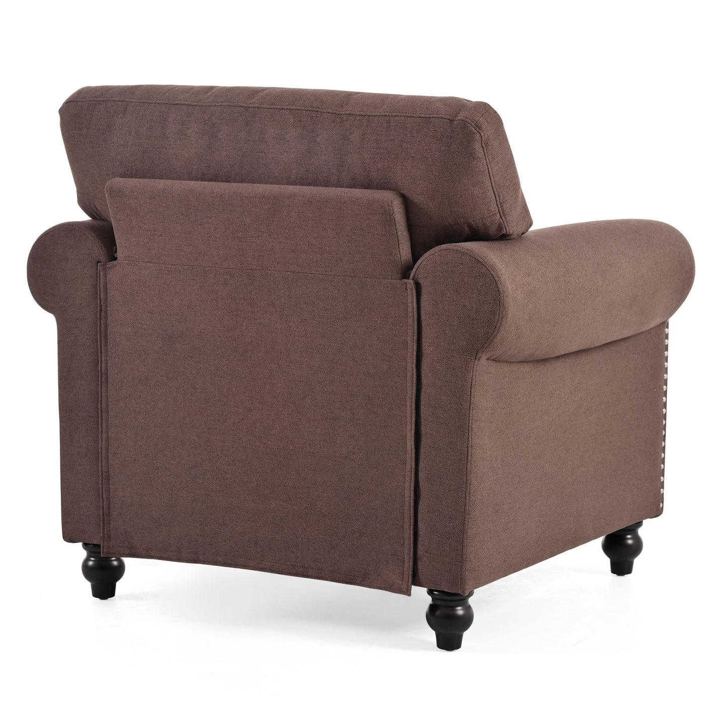 37.4" 1 Seater Sofa - Brown