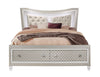 Cross - King Bed With LED - Glam Champagne