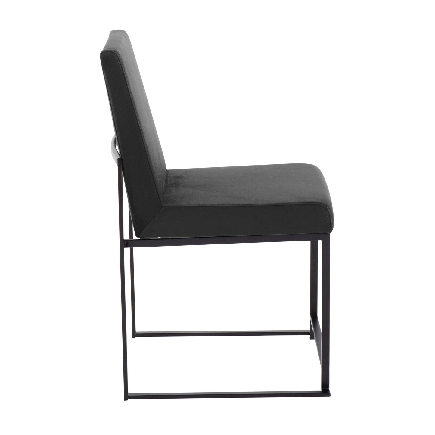 Fuji - Contemporary High Back Dining Chair (Set of 2) - Black