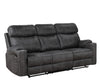 Hirah - 3 Piece Living Room Set - Dark Gray