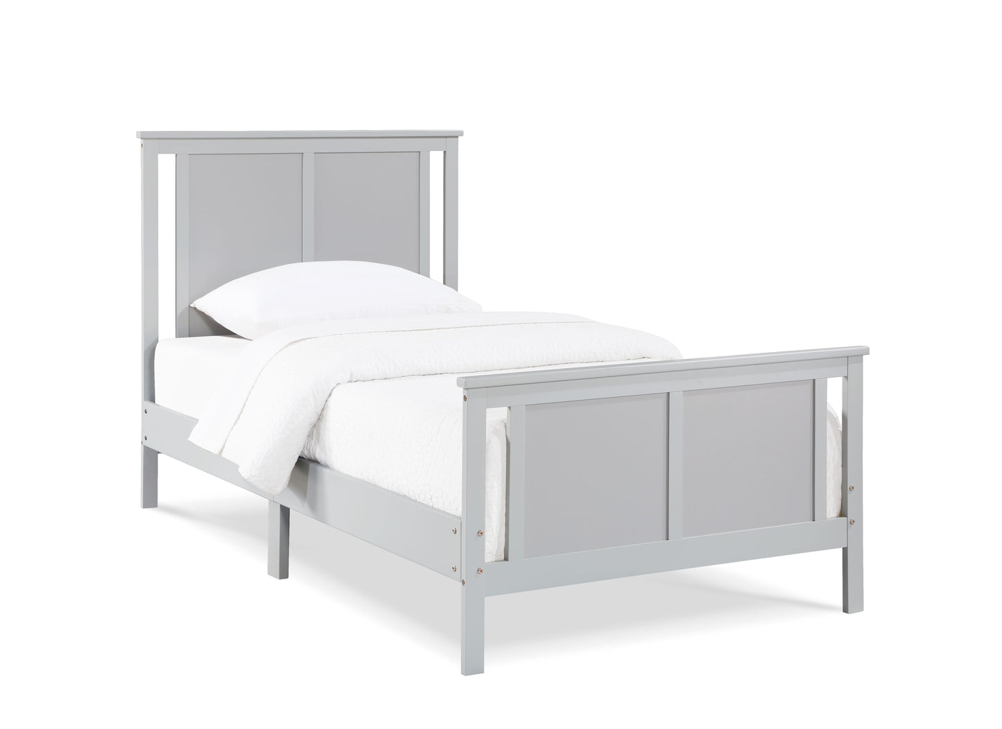 Connelly - Reversible Panel Twin Bed - Gray / Rockport Gray