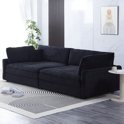 2 Throw Pillows, Four Backrests, Opening Up A New Style For The Living Room's Casual Area - Black