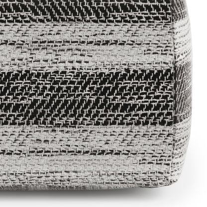 Clay - Square Pouf - Gray Melange