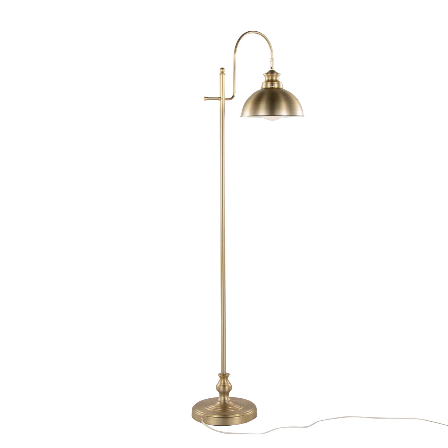Emery - Contemporary Metal Floor Lamp - Gold