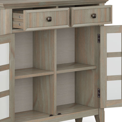 Acadian - Entryway Storage Cabinet - Distressed Gray