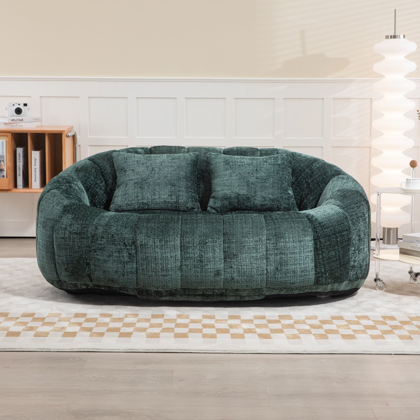 Bean Bag Sofa Lazy Sofa Durable Comfort Lounger High Back Chair For Indoor & Outdoor Use - Emerald
