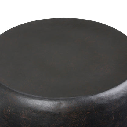 Garvy - Metal Side Table - Rustic Bronze