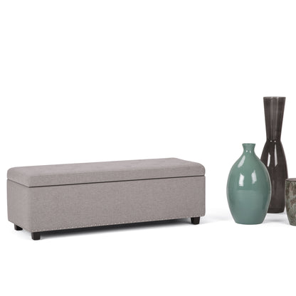Hamilton - Storage Ottoman - Cloud Gray