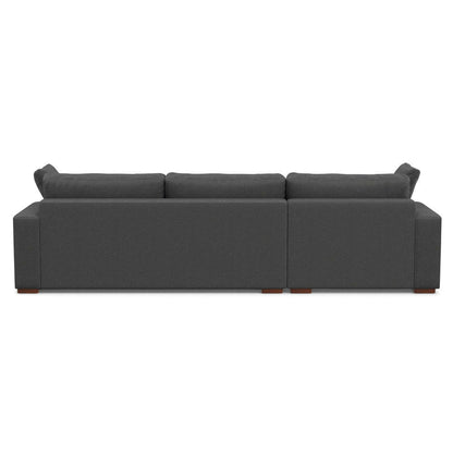 Charlie - Deep Seater Left Sectional Sofa - Gray